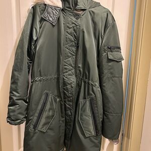 Banana Republic Olive Green Outerwear